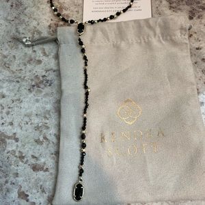 Kendra Scott Black and Gold Necklace